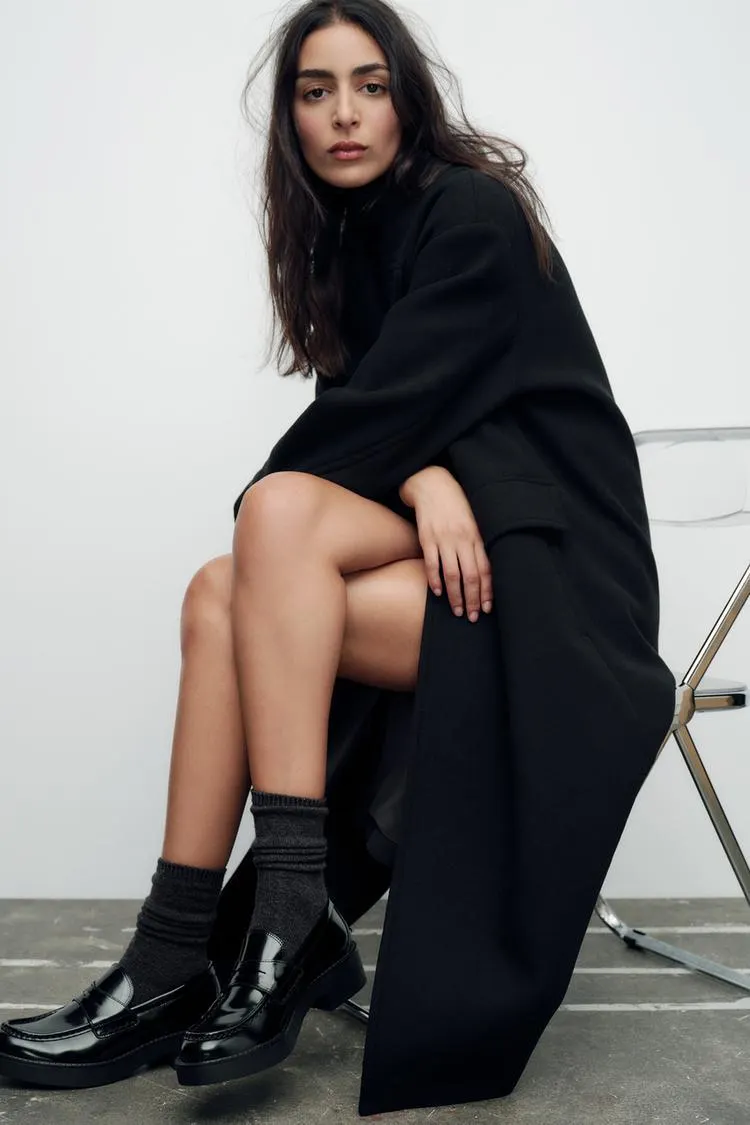 MOCASSINO EFFETTO VERNICIATO CON MASCHERINA