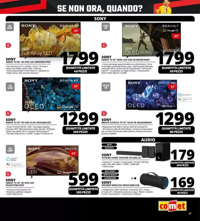 Black Friday Gran Finale da Comet! da 27 novembre a 2 dicembre di 2024 - Pagina del volantino 29