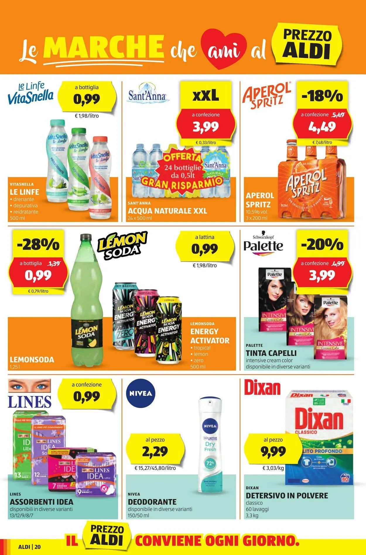 Aldi Volantino attuale da 21 aprile a 27 aprile di 2025 - Pagina del volantino 20