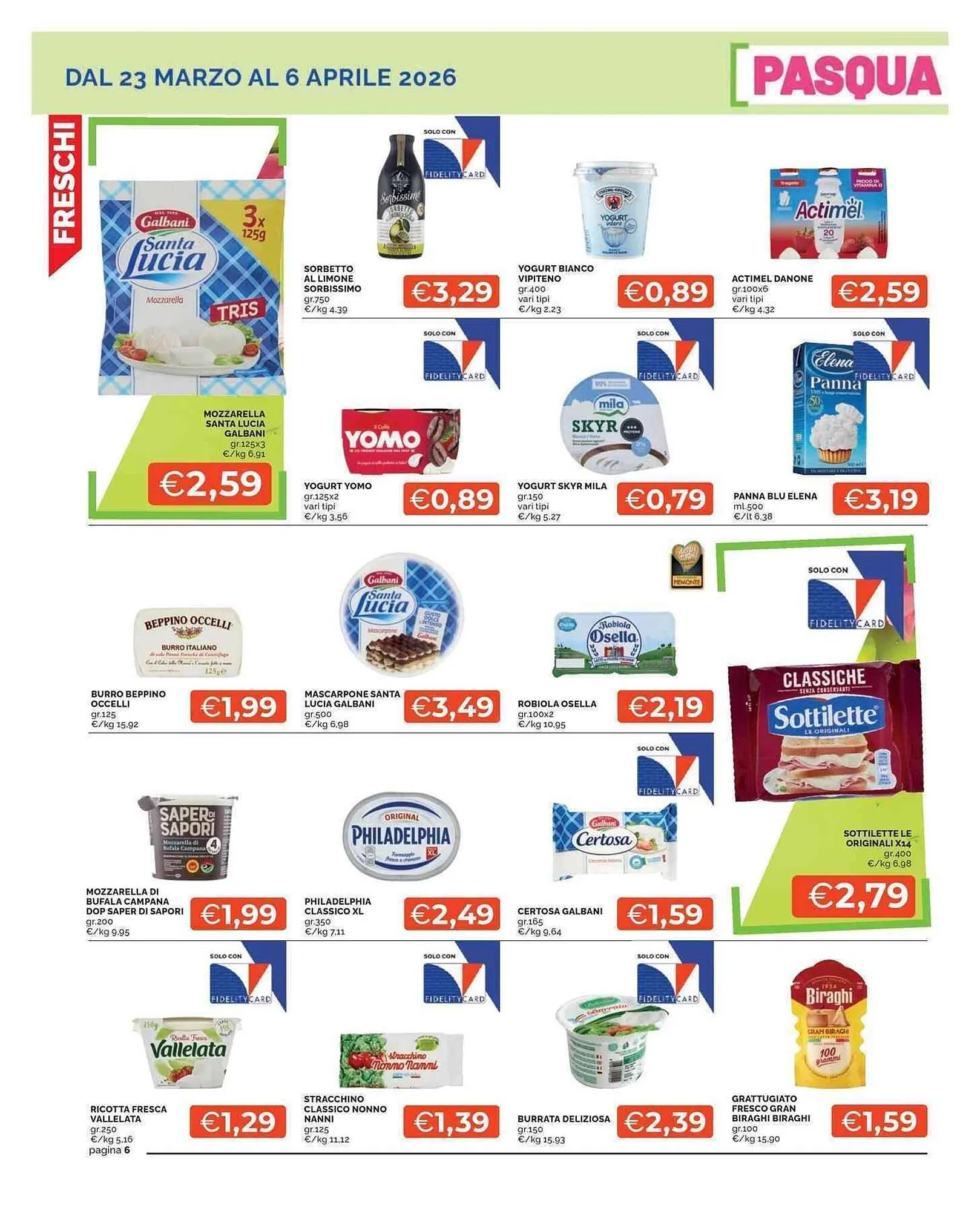Volantino Mercatò da 23 marzo a 6 aprile di 2026 - Pagina del volantino 6