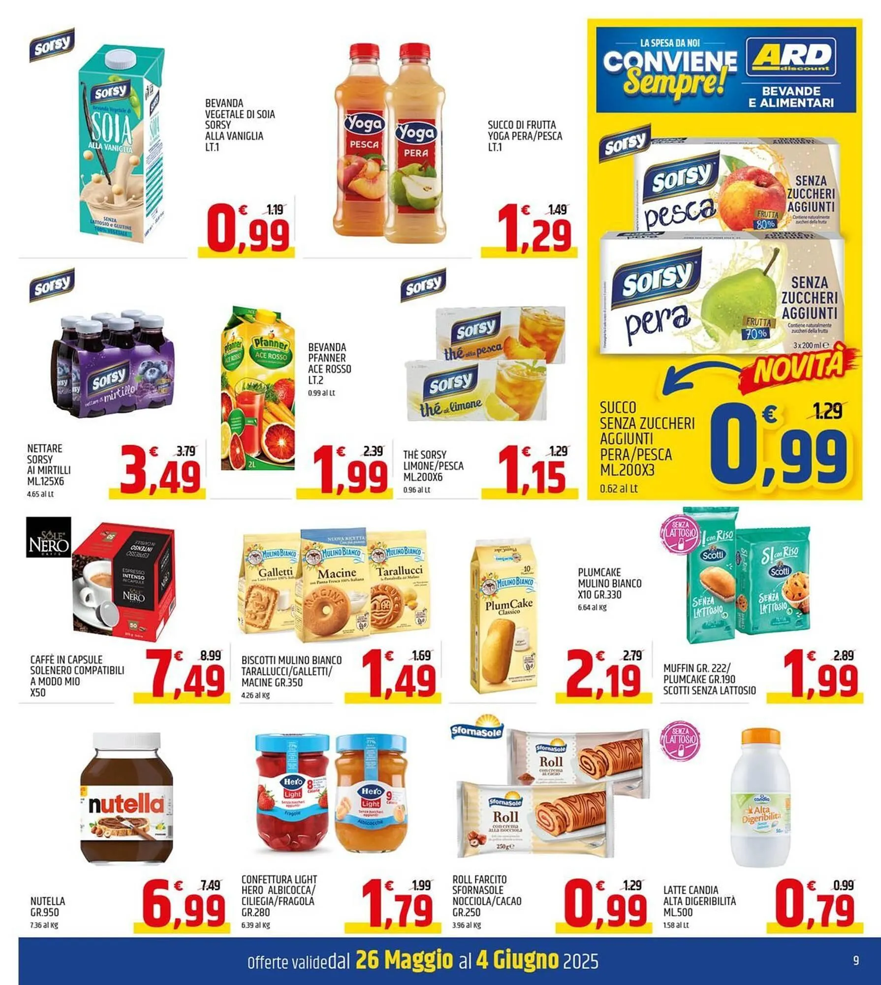 Volantino Ard Discount da 26 maggio a 4 giugno di 2025 - Pagina del volantino 9