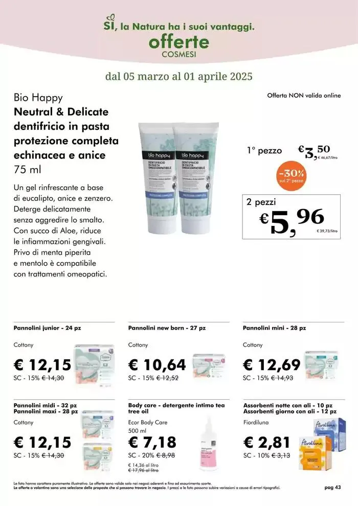 Offerte marzo 2025 da 1 marzo a 31 marzo di 2025 - Pagina del volantino 43