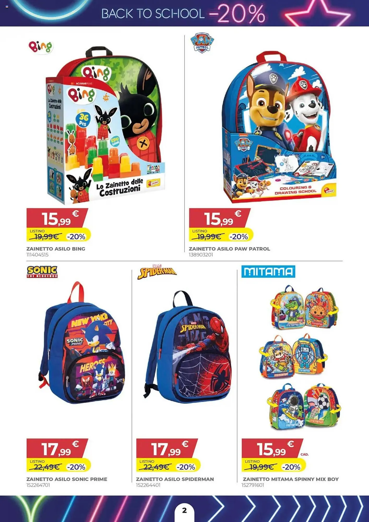 Volantino Toys Center da 17 luglio a 27 agosto di 2025 - Pagina del volantino 2