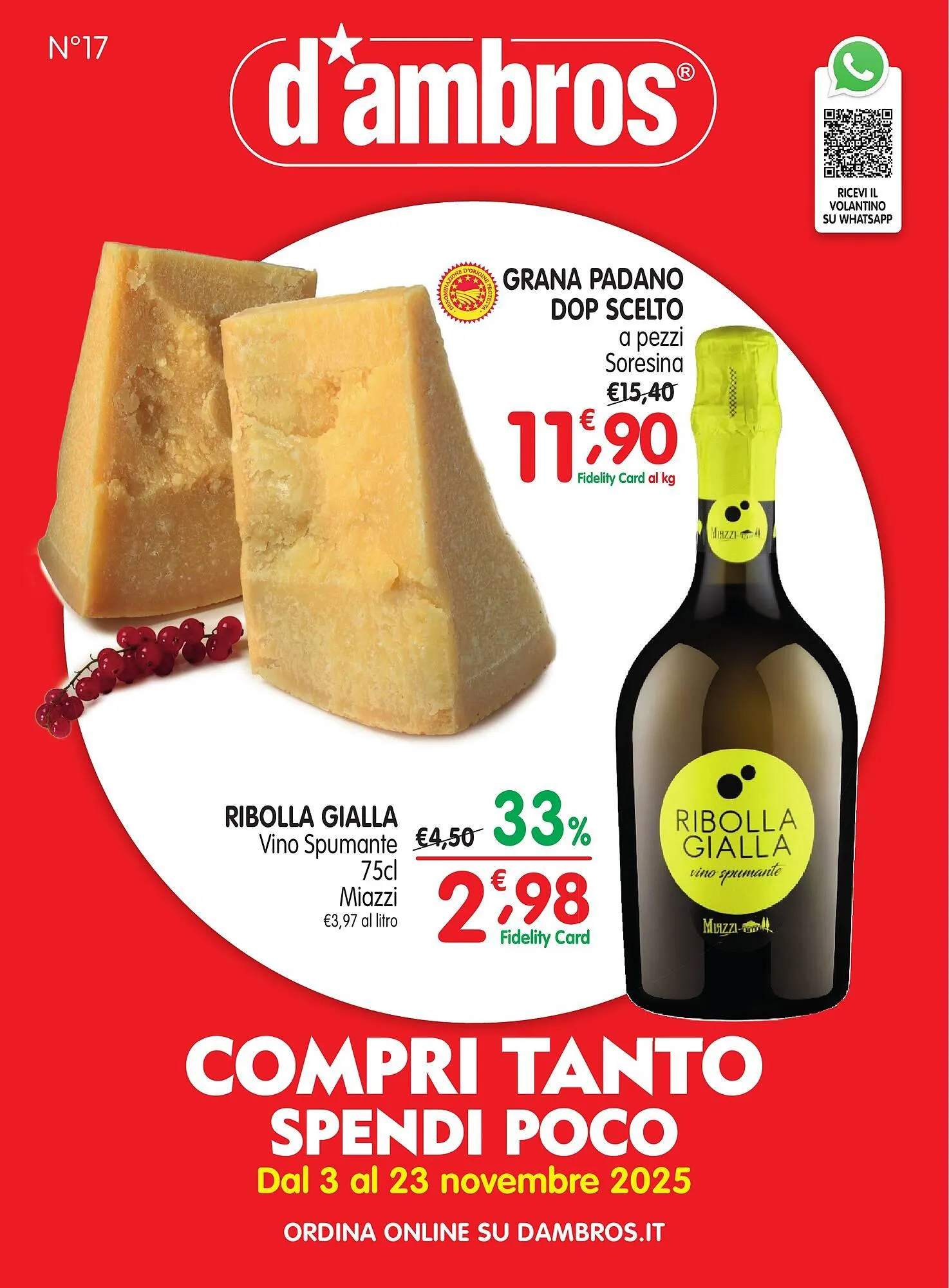 Volantino D'Ambros da 3 novembre a 23 novembre di 2025 - Pagina del volantino 1