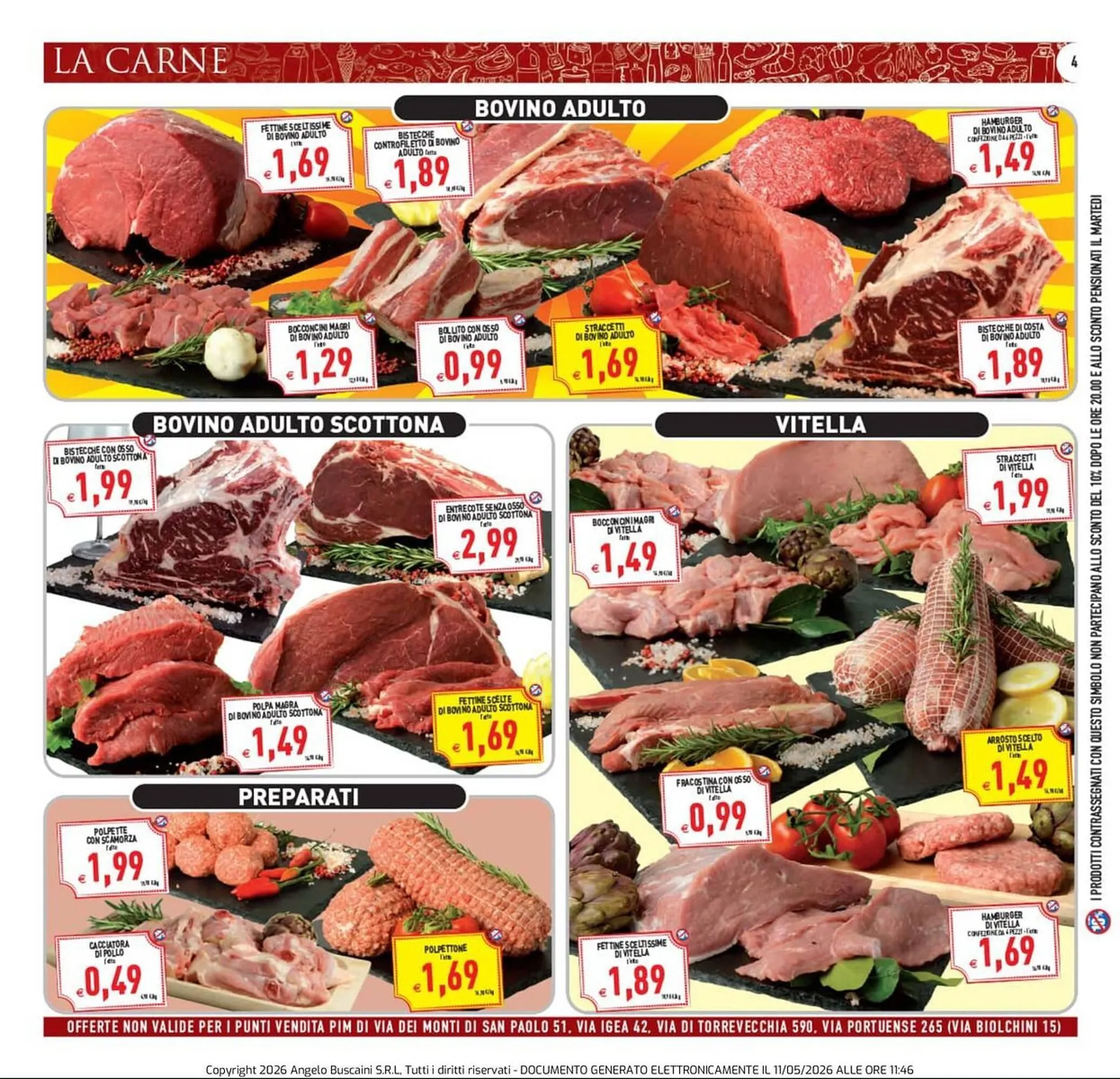 Volantino Supermercati Agorà da 8 maggio a 18 maggio di 2026 - Pagina del volantino 4