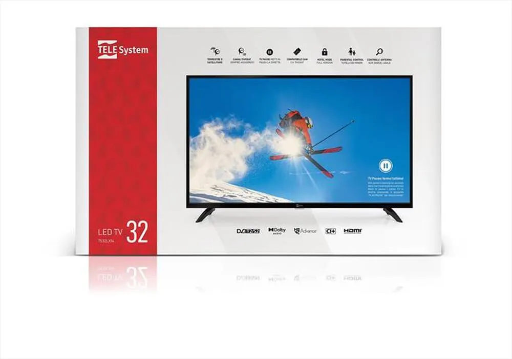 TELESYSTEM - TV LED HD READY 31,5" LX14-BLACK