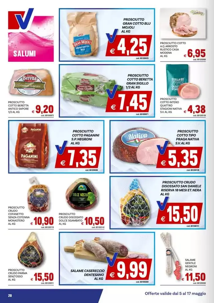 Guida alle offerte da 5 maggio a 17 maggio di 2025 - Pagina del volantino 20