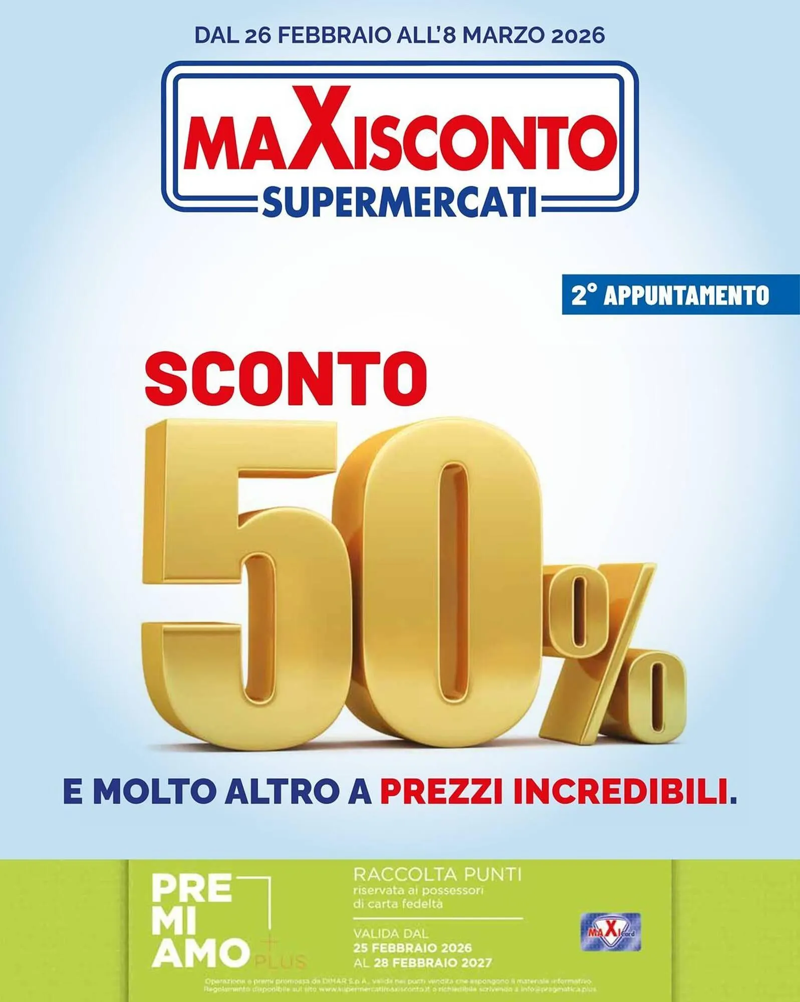 Volantino Maxisconto da 26 febbraio a 8 marzo di 2026 - Pagina del volantino 1