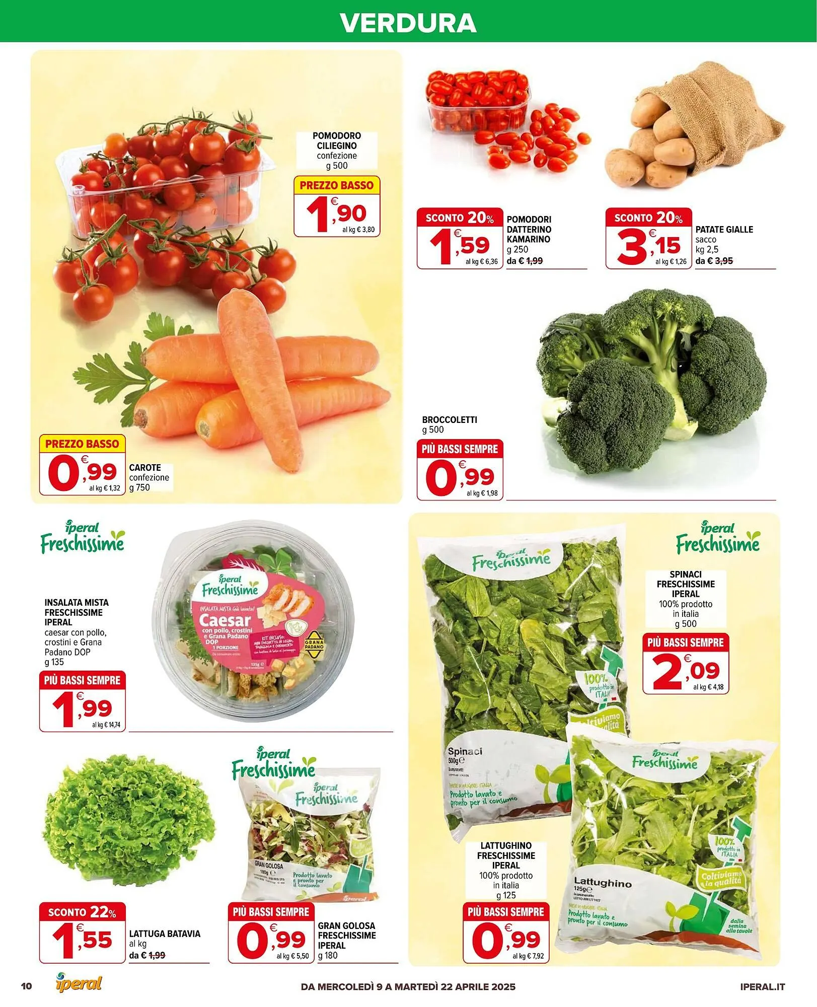 Volantino Iperal da 9 aprile a 22 aprile di 2025 - Pagina del volantino 10