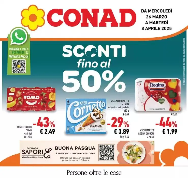 Sconti Fino al 50% da 26 marzo a 8 aprile di 2025 - Pagina del volantino 1