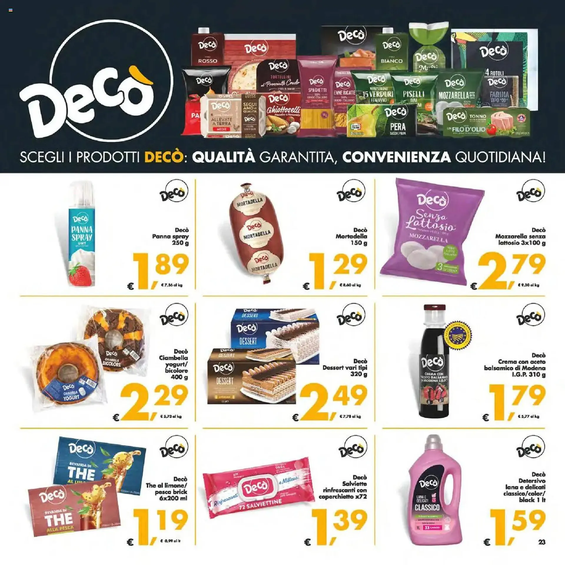 Volantino Gourmet Déco da 13 giugno a 23 giugno di 2025 - Pagina del volantino 23