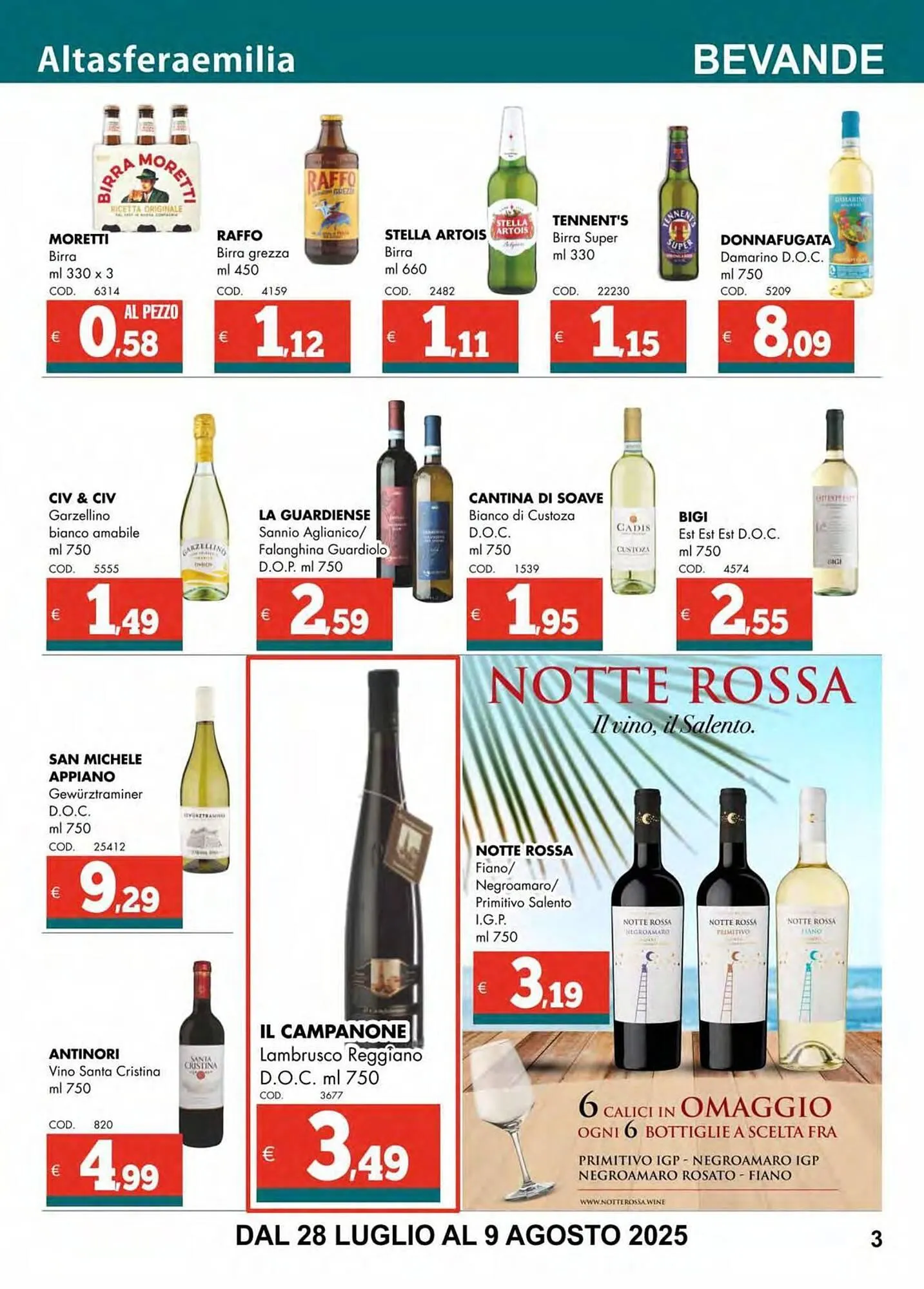 Volantino Altasfera da 28 luglio a 9 agosto di 2025 - Pagina del volantino 3