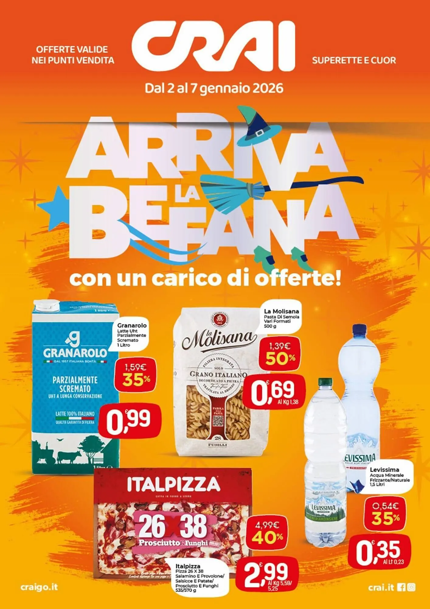 Volantino Crai da 2 gennaio a 7 gennaio di 2026 - Pagina del volantino 1