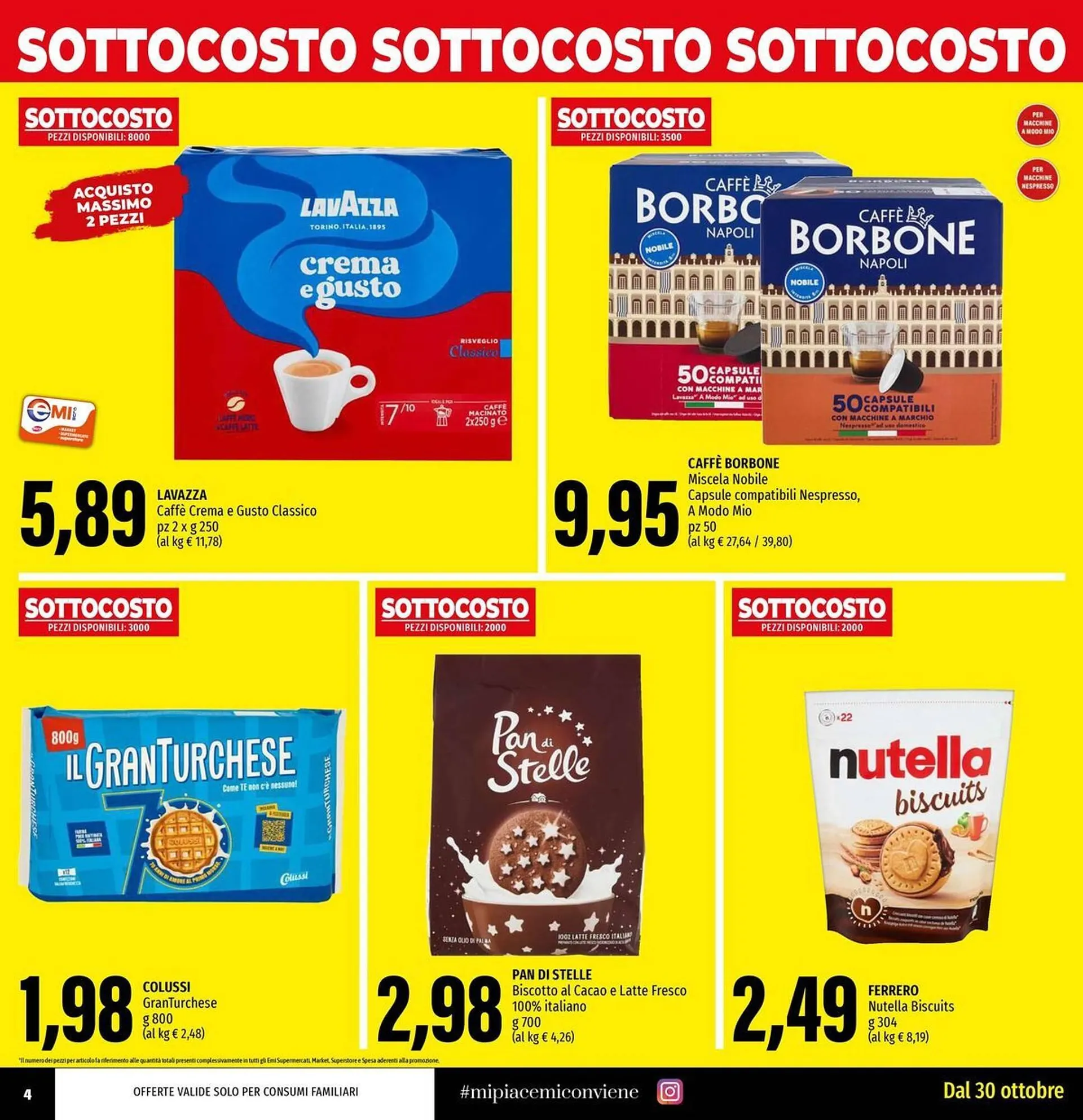 Volantino Emi Supermercati da 30 ottobre a 12 novembre di 2025 - Pagina del volantino 4