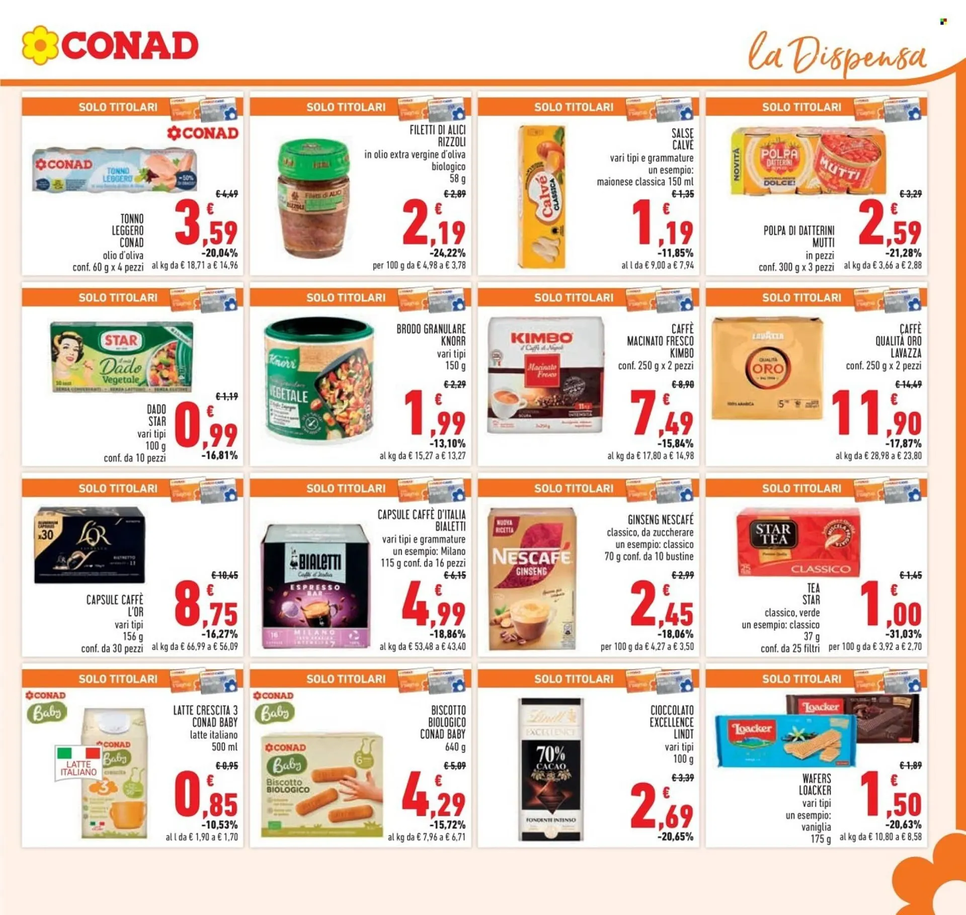 Volantino Conad da 22 ottobre a 5 novembre di 2025 - Pagina del volantino 19