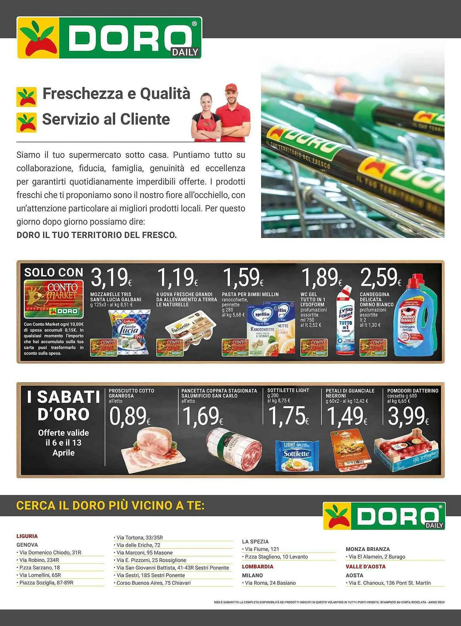 Volantino Doro Supermercati da 2 aprile a 14 aprile di 2024 - Pagina del volantino 8
