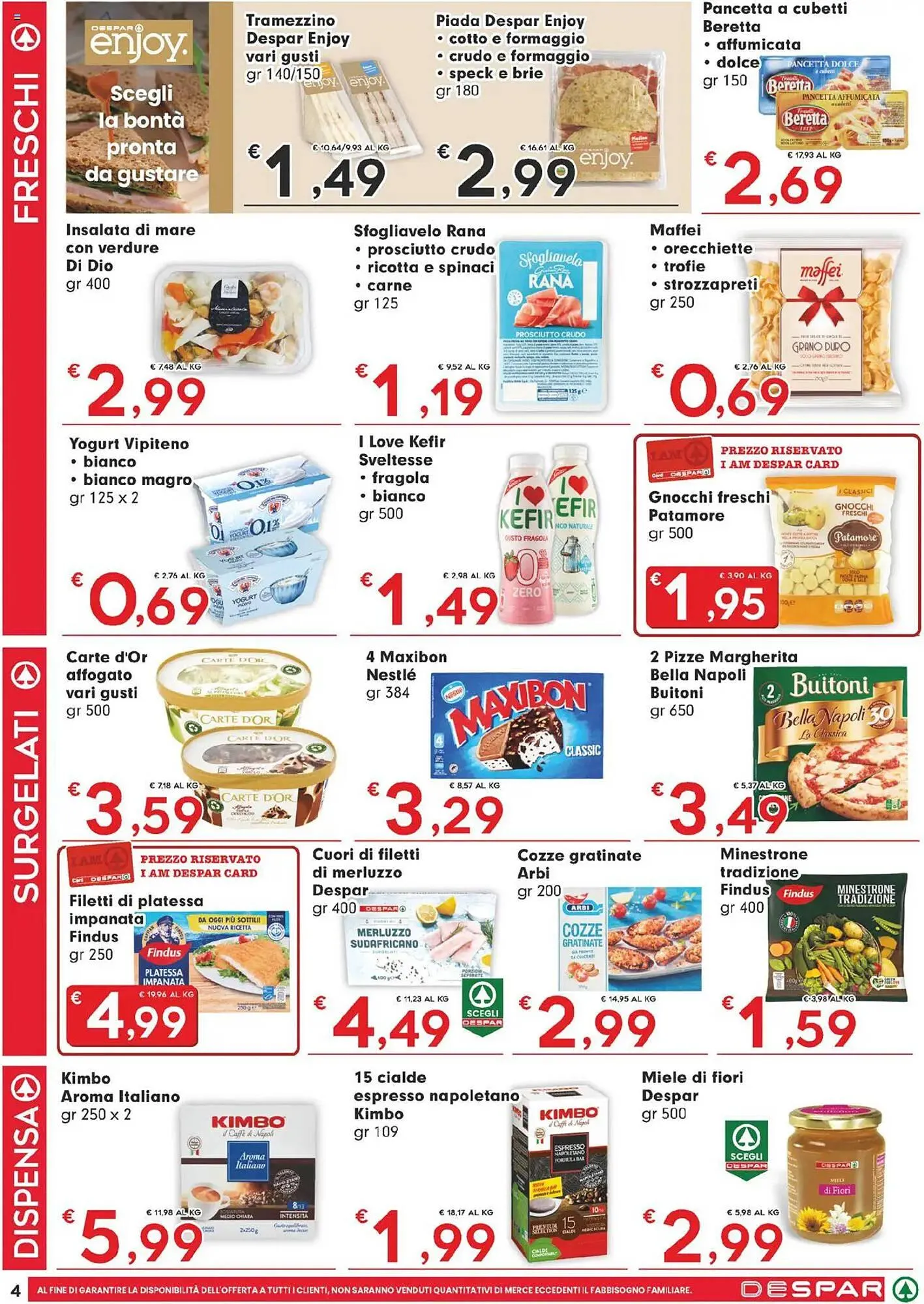 Volantino Despar da 27 marzo a 9 aprile di 2025 - Pagina del volantino 4