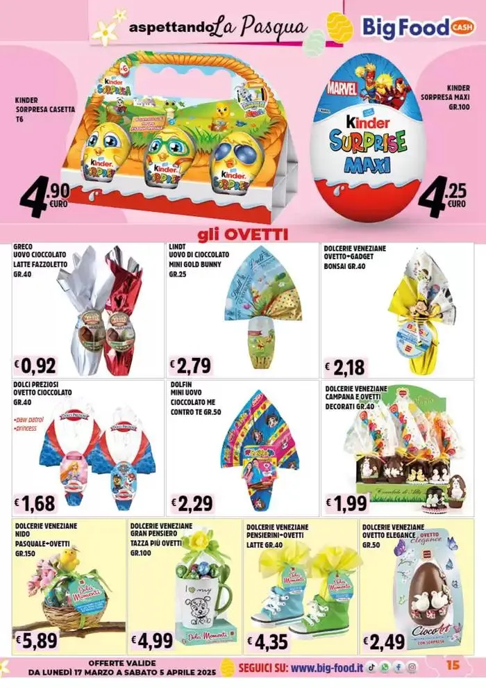 Aspenttando la pasqua da 17 marzo a 5 aprile di 2025 - Pagina del volantino 15