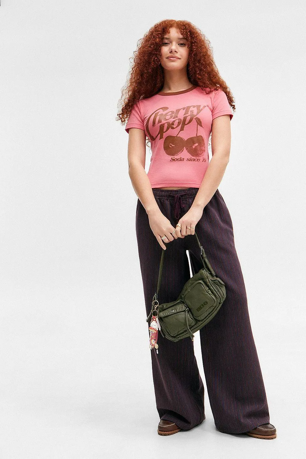UO Ciliegia Pop Ringer Baby T-Shirt