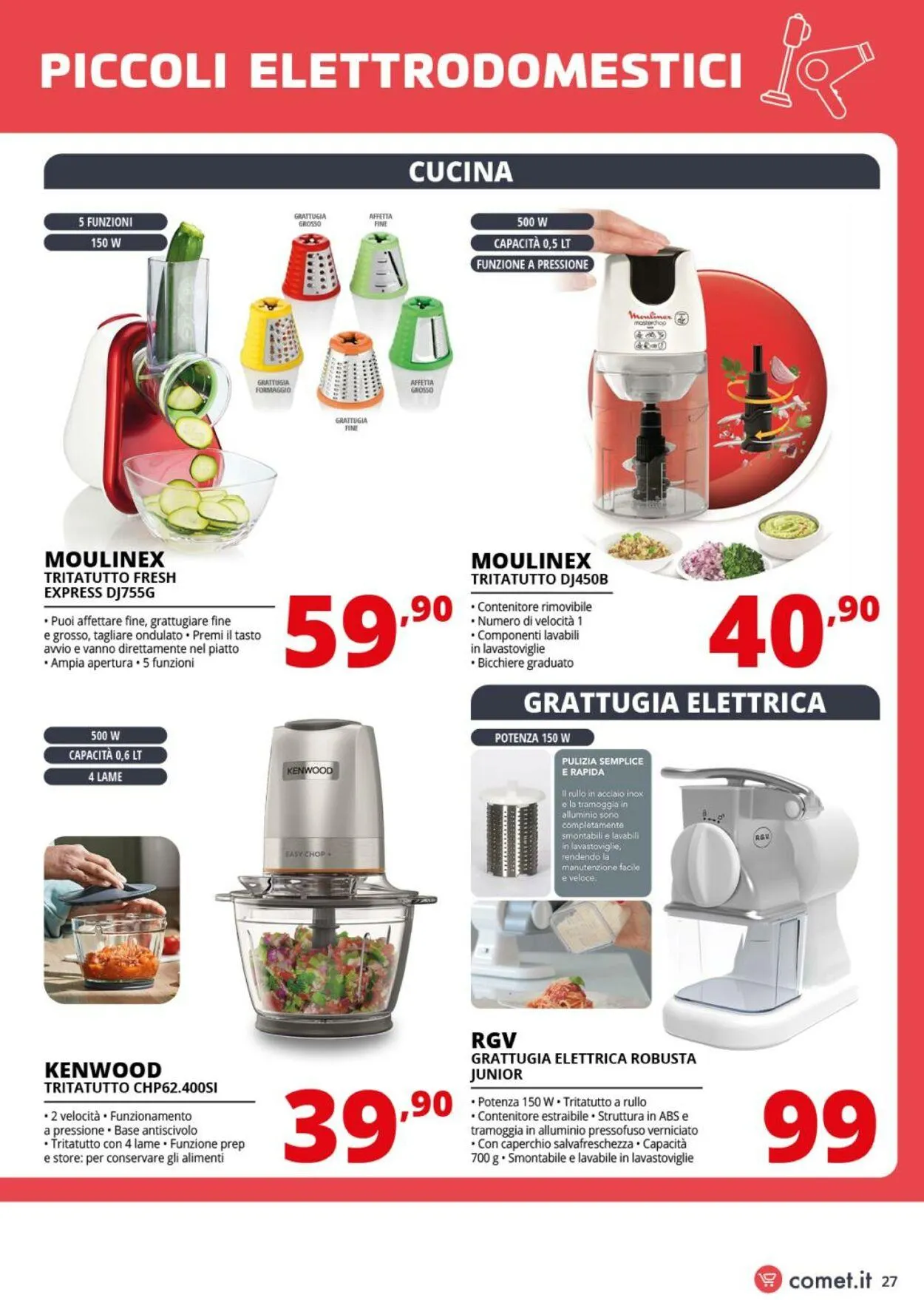 Comet Volantino attuale da 1 agosto a 20 agosto di 2025 - Pagina del volantino 27