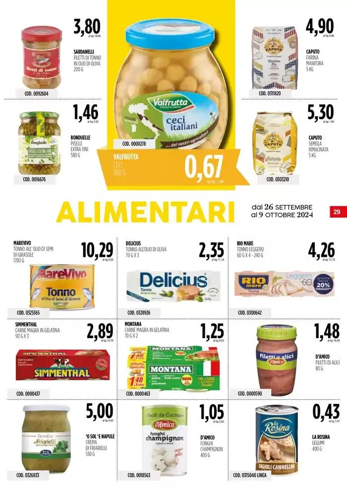 Carico Cash & Carry - Anniversario da 26 settembre a 9 ottobre di 2024 - Pagina del volantino 29