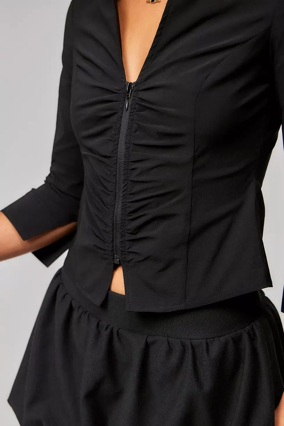 Silence + Noise Mila Camicetta Bengaline Arricciata