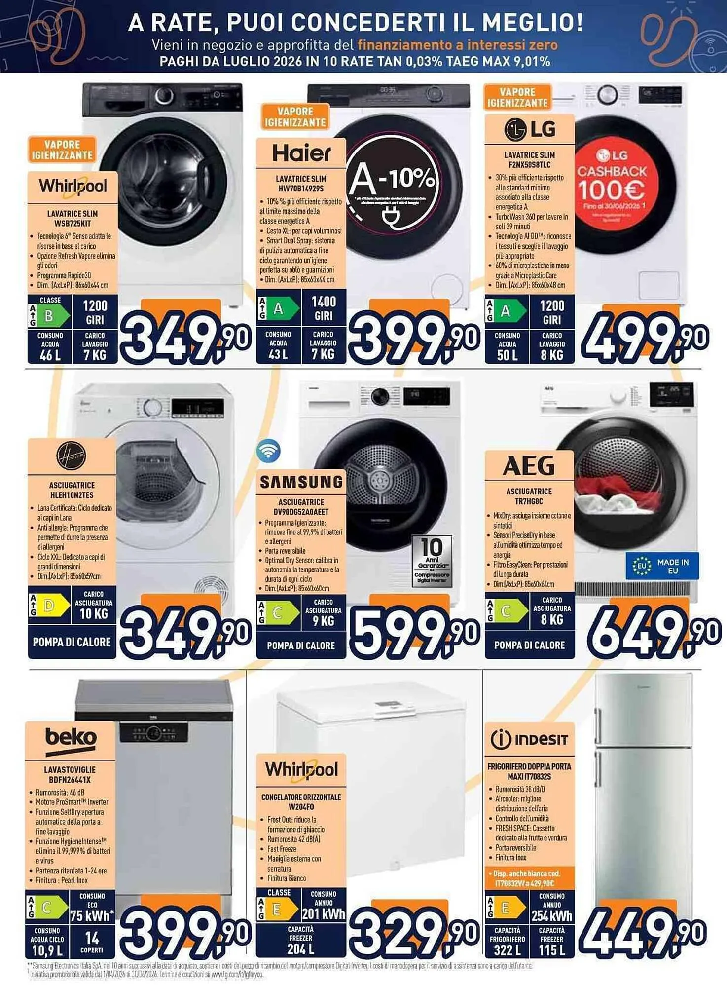 Volantino Unieuro da 3 aprile a 16 aprile di 2026 - Pagina del volantino 4