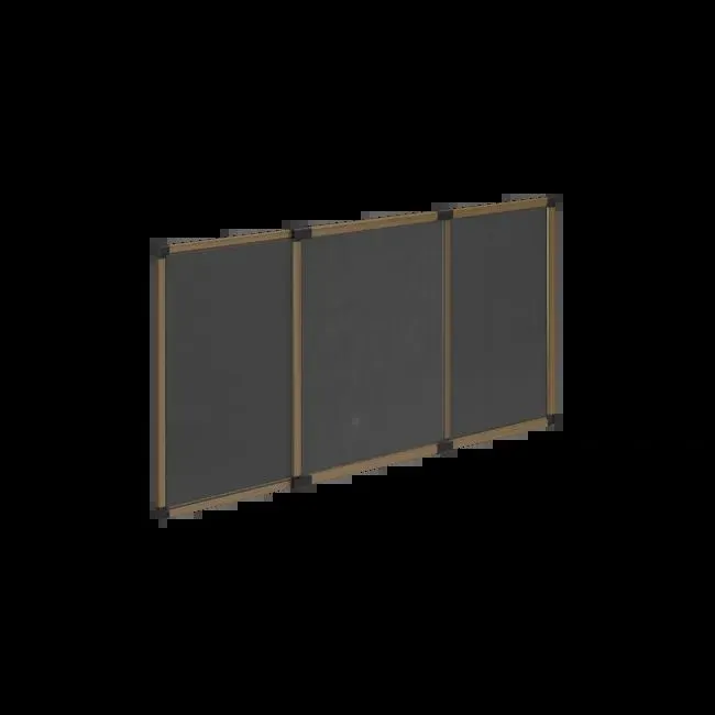 Zanzariera scorrevole Level ARTENS larghezza regolabile da 100 x H 70 cm bronzo