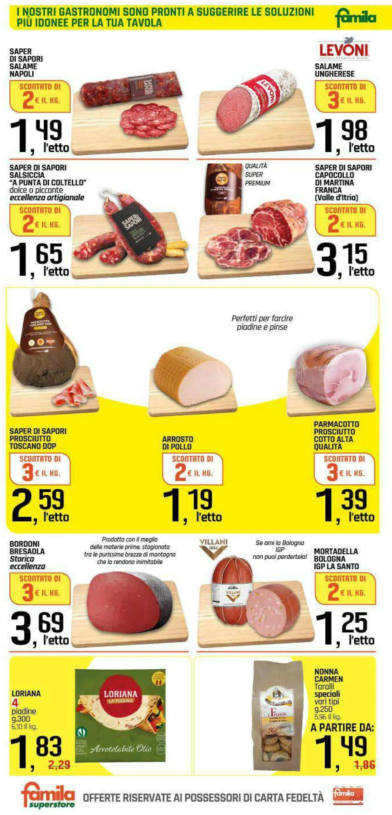 Famila Volantino attuale da 2 ottobre a 11 ottobre di 2025 - Pagina del volantino 6