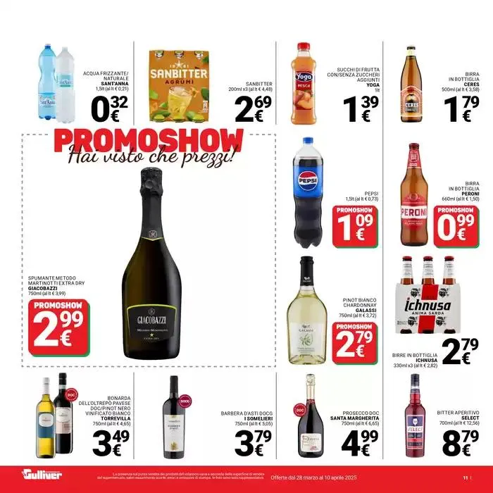 Promo show da 28 marzo a 10 aprile di 2025 - Pagina del volantino 11