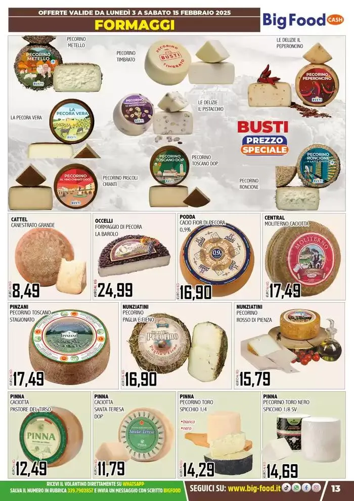 Carnevale innamorati della convenienza da 3 febbraio a 15 febbraio di 2025 - Pagina del volantino 13