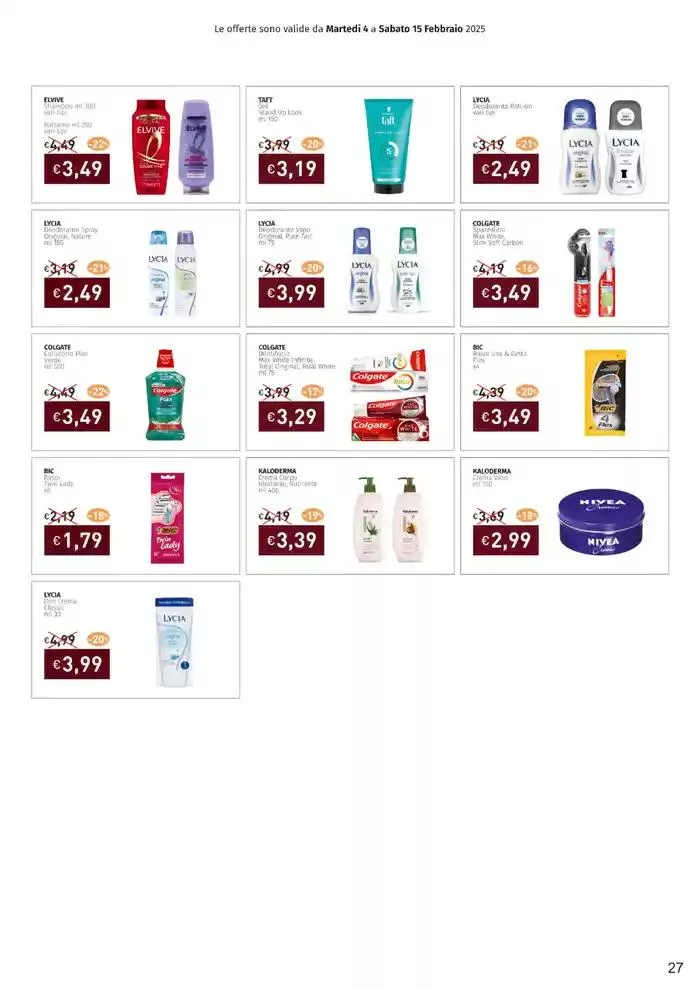 Chi ama condivide da 4 febbraio a 15 febbraio di 2025 - Pagina del volantino 27