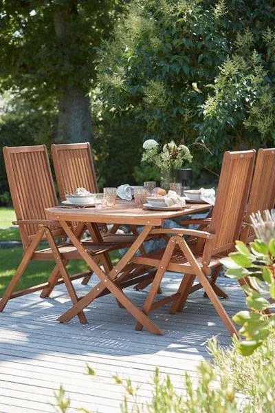 Tavolo da esterno FEDDET P86xL150 legno duro