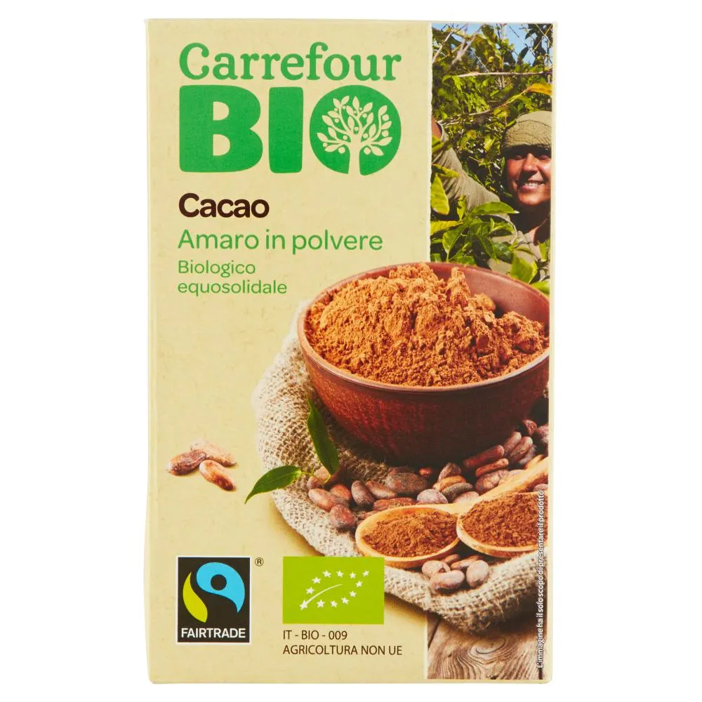 Carrefour Bio Cacao Amaro in polvere 75 g