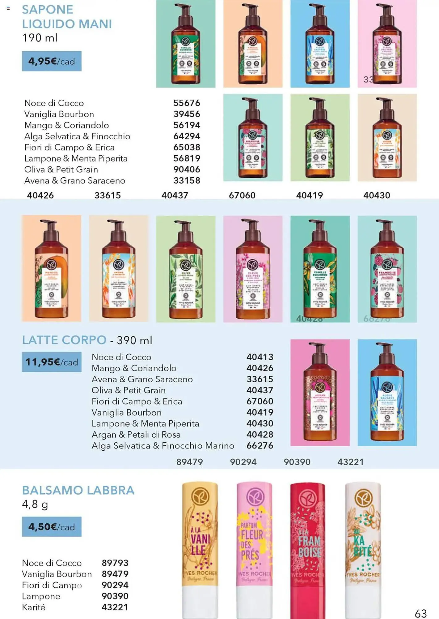 Volantino Yves Rocher da 16 aprile a 12 maggio di 2025 - Pagina del volantino 63