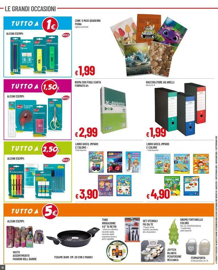 Maxi formati maxi convenienza da 22 agosto a 4 settembre di 2024 - Pagina del volantino 22