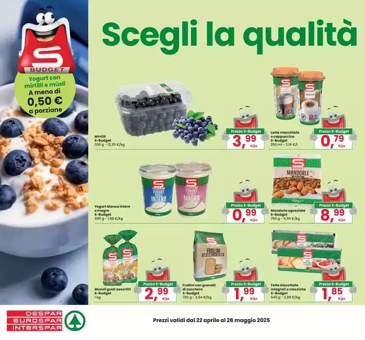 Più S-Budget, Più ri-SPARmi! da 22 aprile a 28 maggio di 2025 - Pagina del volantino 2