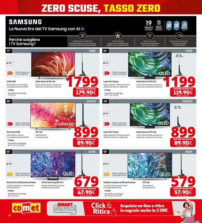 Zero scusa, tasso zero da Comet! da 3 aprile a 16 aprile di 2025 - Pagina del volantino 26