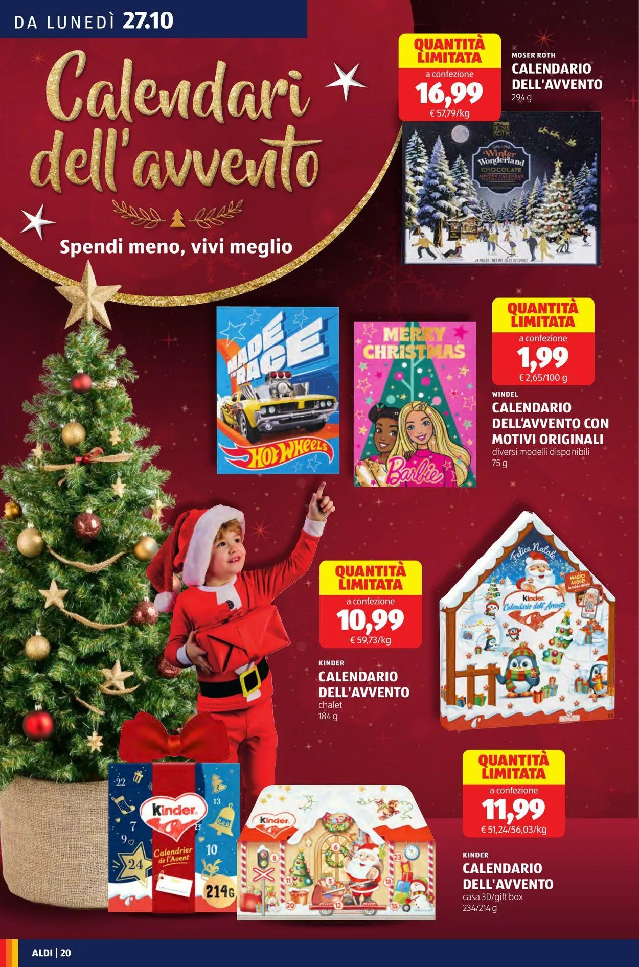 Aldi Volantino attuale da 27 ottobre a 2 novembre di 2025 - Pagina del volantino 20