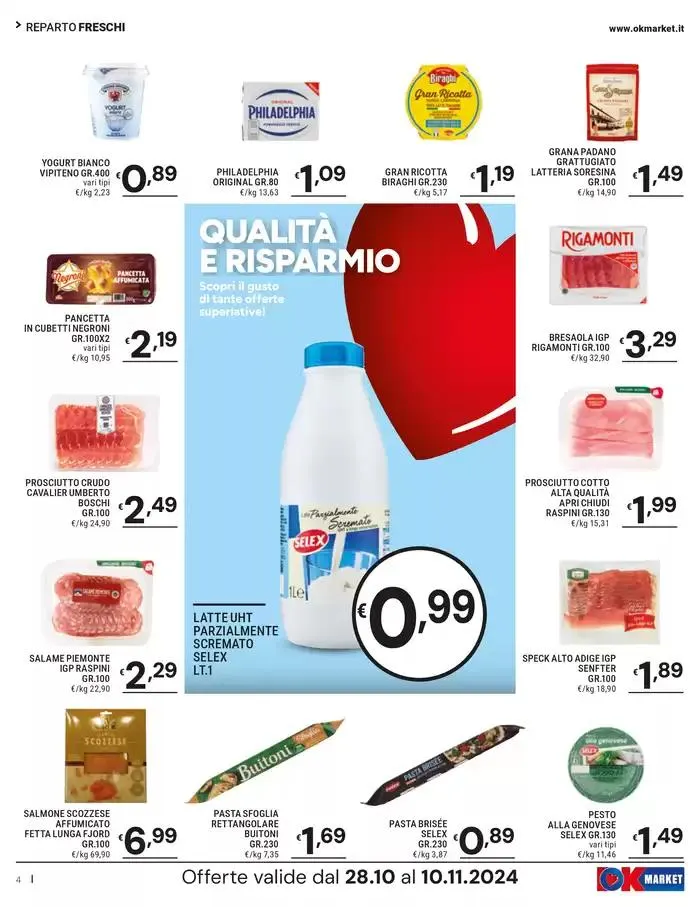 I FRESCHI CI STANNO A CUORE! da 28 ottobre a 10 novembre di 2024 - Pagina del volantino 4