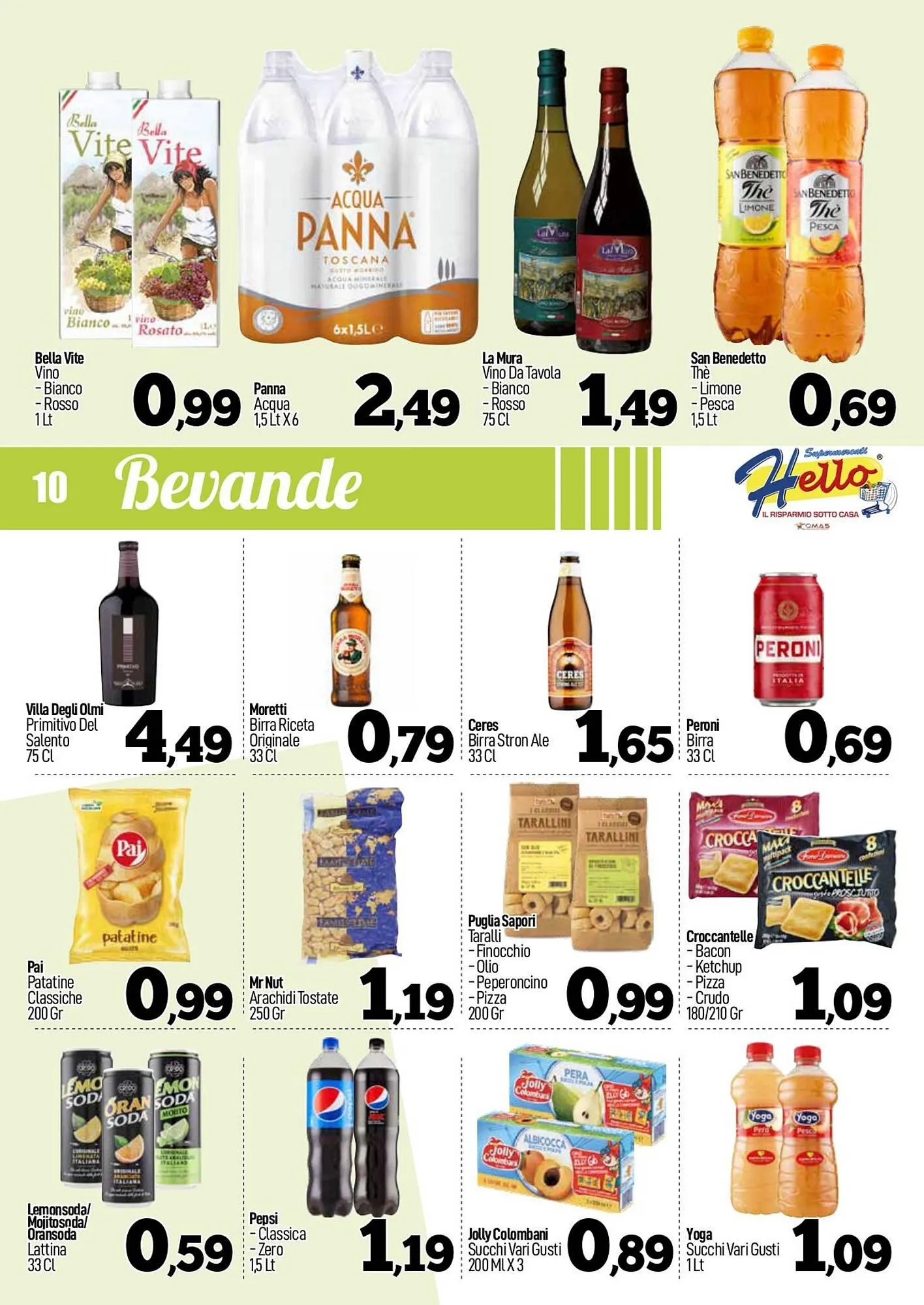 Volantino Hello Supermercati da 15 gennaio a 28 gennaio di 2024 - Pagina del volantino 10