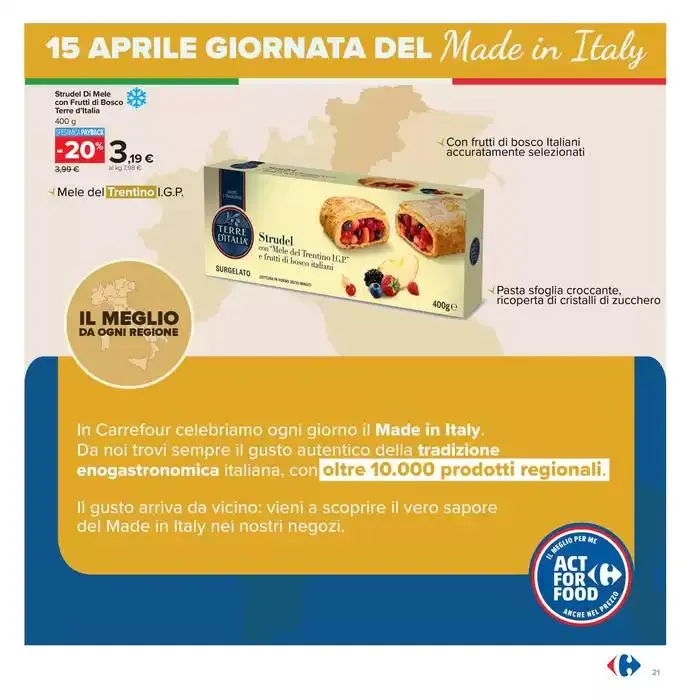 Sconti di pasqua da 8 aprile a 21 aprile di 2025 - Pagina del volantino 21