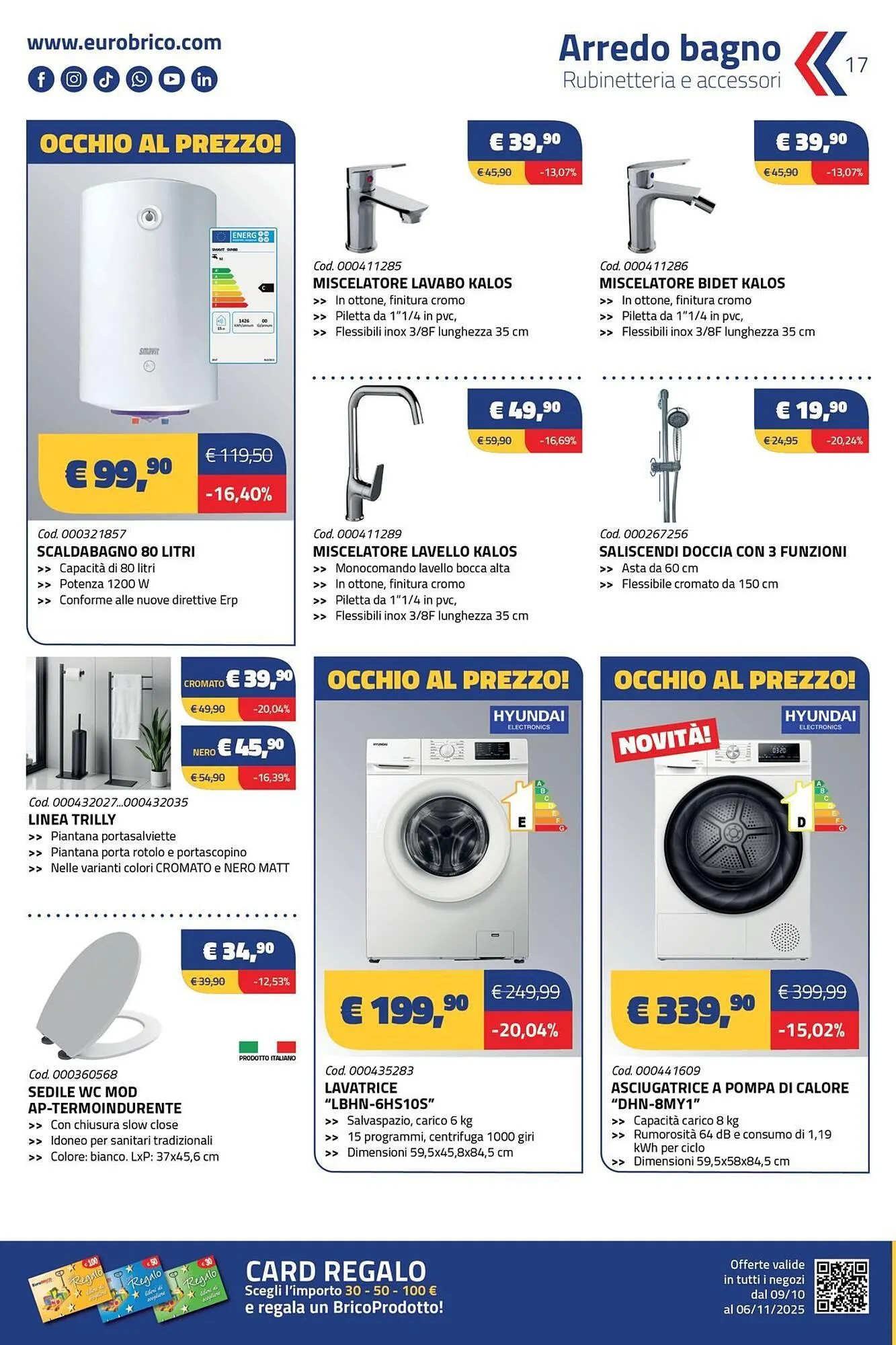 Volantino Eurobrico da 9 ottobre a 6 novembre di 2025 - Pagina del volantino 17