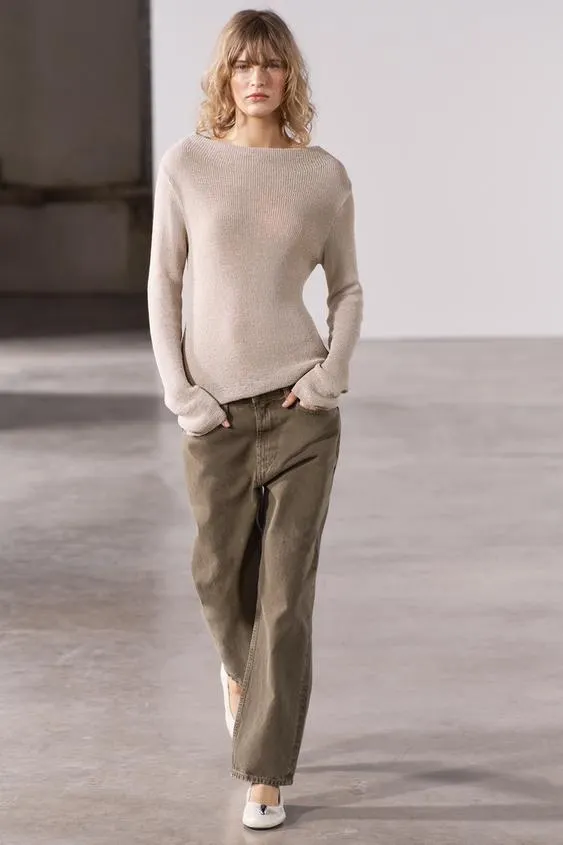 JEANS ZW COLLECTION DRITTI CROPPED A VITA MEDIA