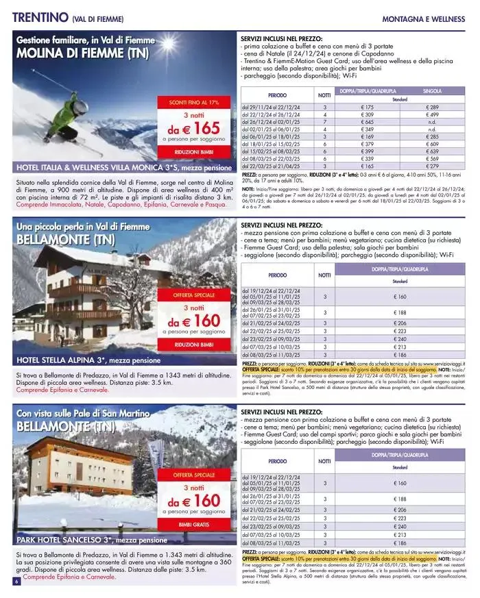 Vacanze Invernali da 2 dicembre a 31 marzo di 2025 - Pagina del volantino 6
