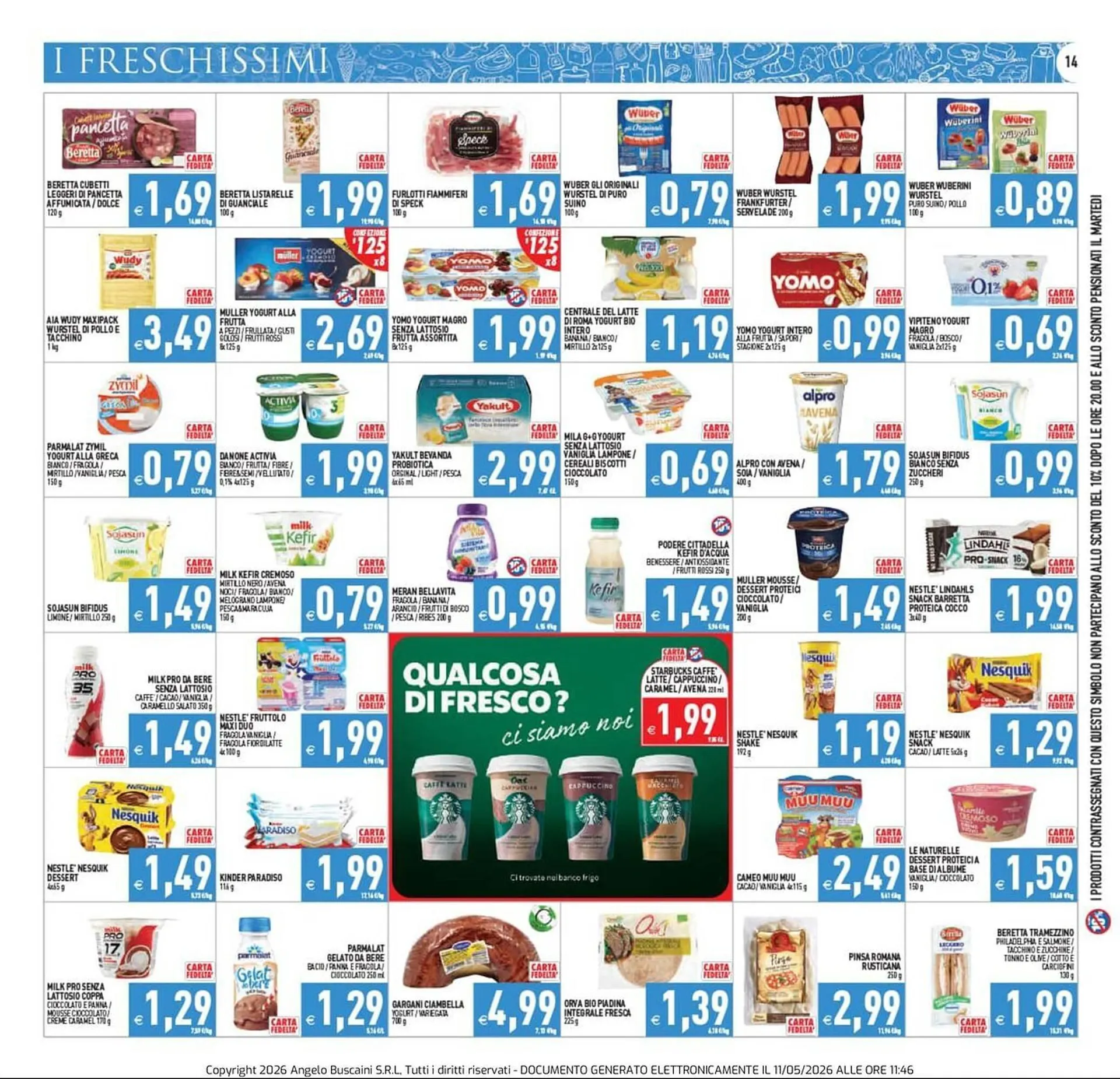 Volantino Supermercati Agorà da 8 maggio a 18 maggio di 2026 - Pagina del volantino 14