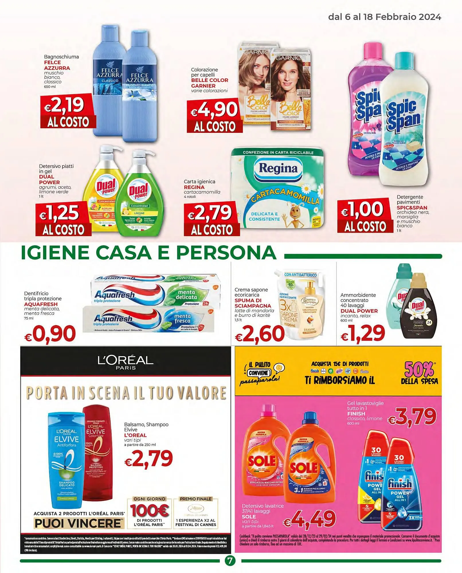 Volantino Supermercati Nonna Isa da 6 febbraio a 18 febbraio di 2024 - Pagina del volantino 7