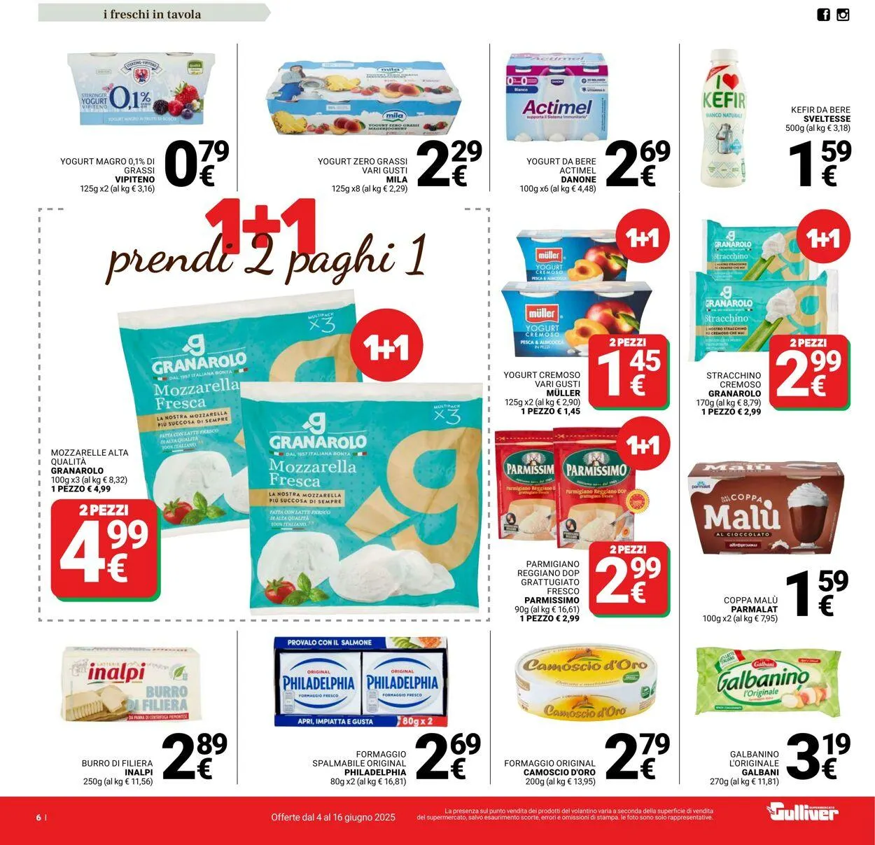 Gulliver Volantino attuale da 4 giugno a 16 giugno di 2025 - Pagina del volantino 6