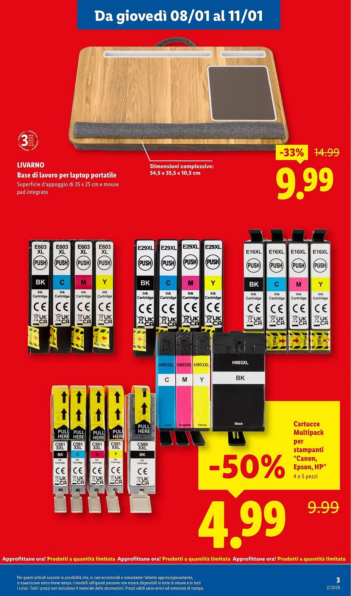 Volantino Lidl da 8 gennaio a 11 gennaio di 2026 - Pagina del volantino 3