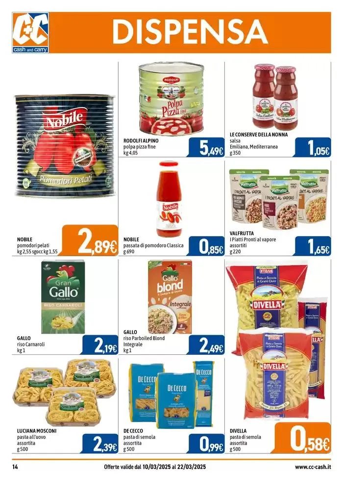Promozione da 11 marzo a 22 marzo di 2025 - Pagina del volantino 14